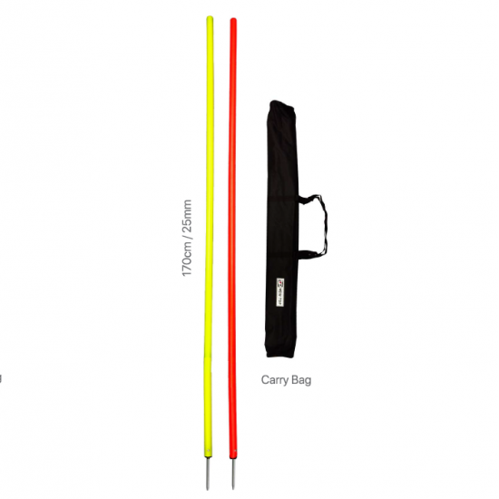 Slalom Pole Set - No Spring (12pcs + Bag) CQ Slalom Pole Set - No Spring (12pcs + Bag) CQ