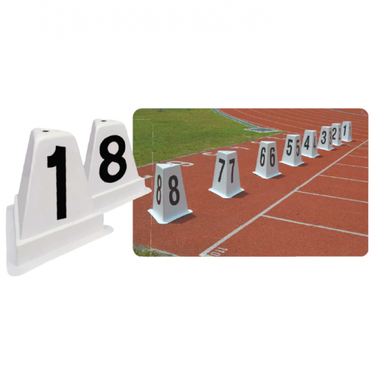 Lane Marker Set - Vinex Fibreglass Numbered (1-8) CQ Lane Marker Set - Vinex Fibreglass Numbered (1-8) CQ