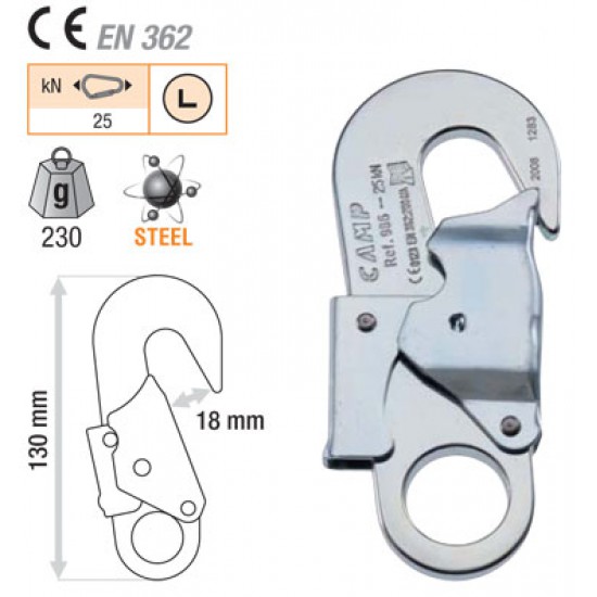986 Camp - Steel Safety Hook 986 Camp - Steel Safety Hook