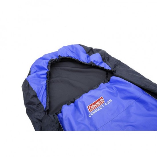 Sleeping Bag - Coleman Compact C25 Hooded Sleeping Bag - Coleman Compact C25 Hooded