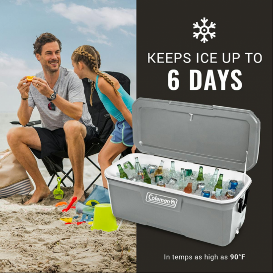 Cooler Box - Coleman 316 Series 150QT (142L) Rock Grey