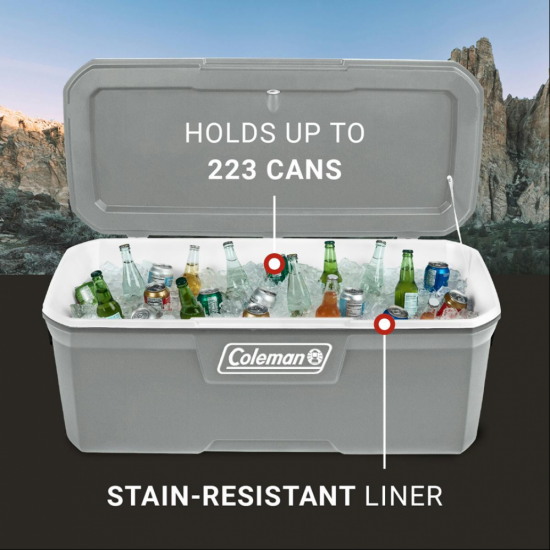 Cooler Box - Coleman 316 Series 150QT (142L) Rock Grey