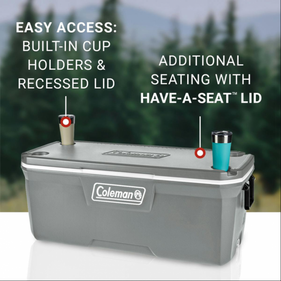 Cooler Box - Coleman 316 Series 150QT (142L) Rock Grey