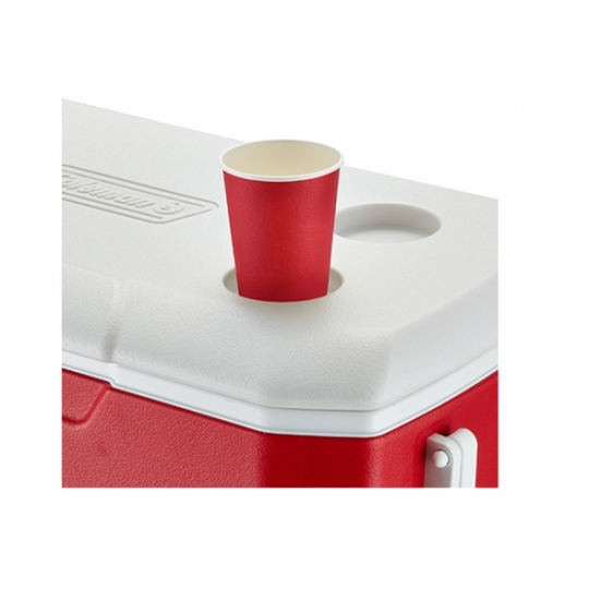Cooler Box - Coleman 48QT (45L) Red/Blue Cooler Box - Coleman 48QT (45L) Red/Blue