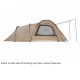 Camping Tent 3P - Coleman Roomy Front 2-Room (Greige) Camping Tent 3P - Coleman Roomy Front 2-Room (Greige)