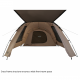 Camping Tent 3P - Coleman Roomy Front 2-Room (Greige) Camping Tent 3P - Coleman Roomy Front 2-Room (Greige)