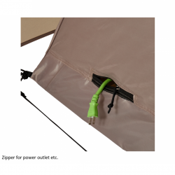 Camping Tent 3P - Coleman Roomy Front 2-Room (Greige)
