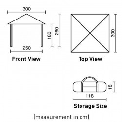 Tent - Coleman Instant Shade (10Feet x 10Feet)