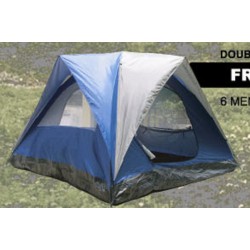 Camping Tent 6P - FRT229 2Layer 2Window FZ