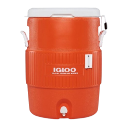 Beverage Cooler - Igloo Full Size 10 Gal Seat Top W/Cup Dispenser UQ