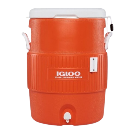 Beverage Cooler - Igloo Full Size 10 Gal Seat Top W/Cup Dispenser UQ Beverage Cooler - Igloo Full Size 10 Gal Seat Top W/Cup Dispenser UQ