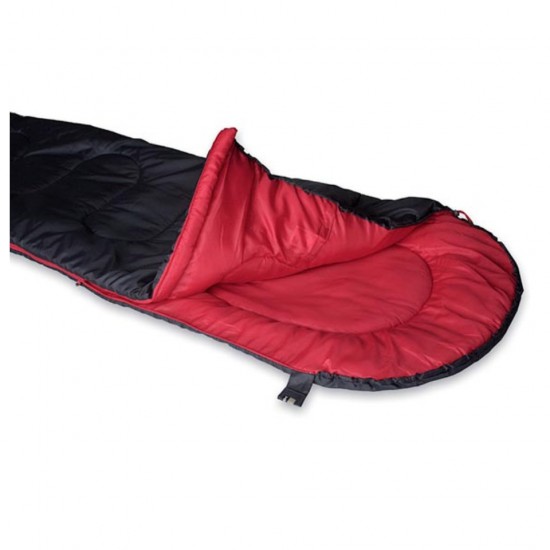 Sleeping Bag - High Peak Action 250 Anthracite Red UQ