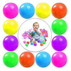 Plastic Hollow Pool Balls - IXT070B (100 balls) DQ
