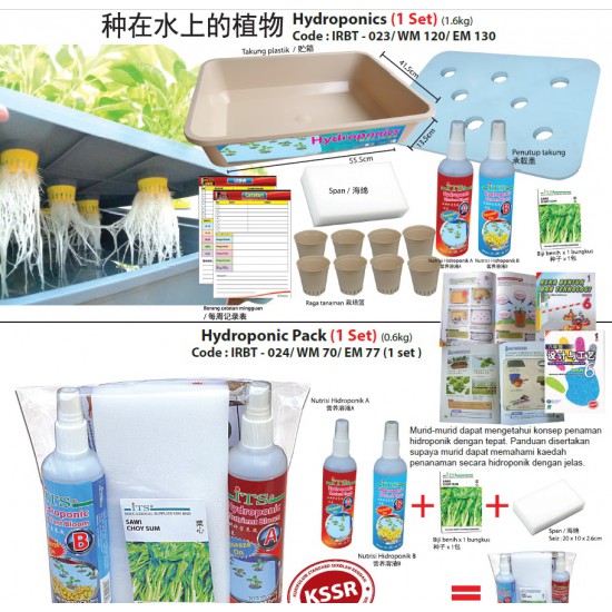 Hydroponics Kit 20 Holes - IRBT023 +IRBT24 DQ Hydroponics Kit 20 Holes - IRBT023 +IRBT24 DQ