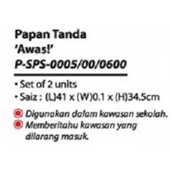 Papan Tanda Awas - PSPS0005 MZ