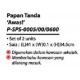 Papan Tanda Awas - PSPS0005 MZ