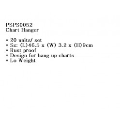 Chart Hanger - PSPS0052 (20pcs) MZ