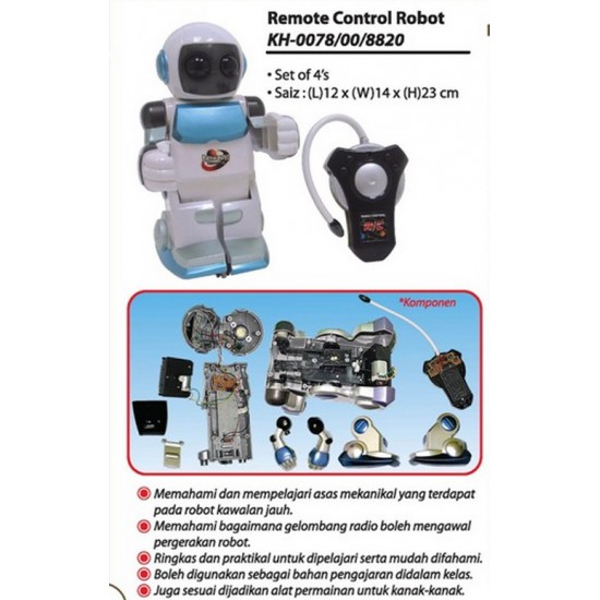 Remote Control Robot - KH0078 (4 Units) MZ Remote Control Robot - KH0078 (4 Units) MZ