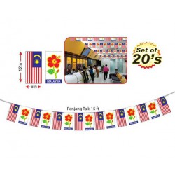 Malaysia Hibiscus Flagline (20 pcs) - ND0087 MZ 