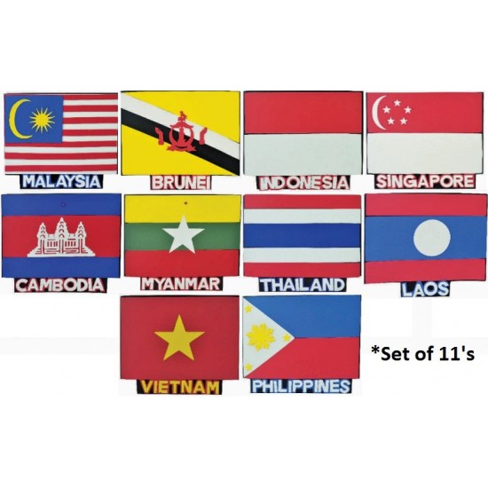 ASEAN Community EVA Flag - PSPS0201 (11pc) MZ