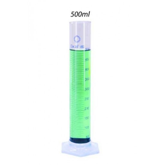 Glass Measuring Cylinder 500ml - SL0193 MZ 