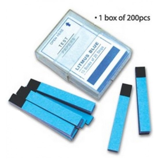 Litmus Paper Blue 200pcs - SL0111 MZ Litmus Paper Blue 200pcs - SL0111 MZ