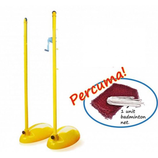 Badminton Post + Net - PJ0440 (1 pair) MZ Badminton Post + Net - PJ0440 (1 pair) MZ