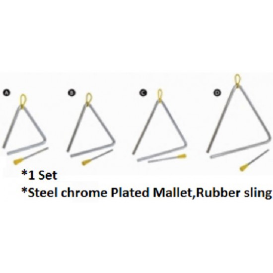 Triangle with Beater 6" - AM0064 MZ Triangle with Beater 6" - AM0064 MZ