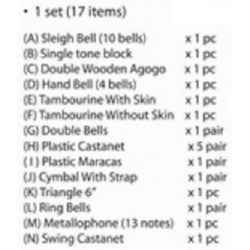Set Alat-alat Muzik 17 items  - AM0132 MZ 