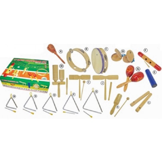 Percussion Set 17 Items - AM0136 MZ Percussion Set 17 Items - AM0136 MZ