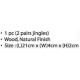 Wood Jingle Stick - AM0022 MZ Wood Jingle Stick - AM0022 MZ