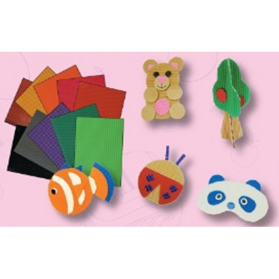 Corrugated Cardboard Sheets (200pcs) - PS110 PZ Corrugated Cardboard Sheets (200pcs) - PS110 PZ