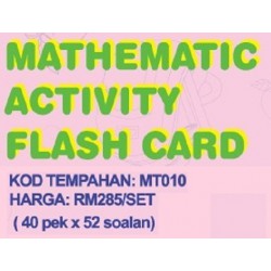 Mathematic Activity Flash Card 40pack - MT010 PZ 