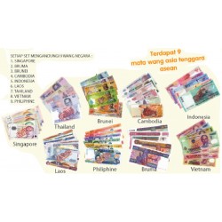 Southeast ASEAN Currency Set 455pcs - MT090 PZ