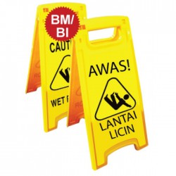 Stand Up Board Lantai Licin/Wet Floor (4pcs) - AP064 PZ 