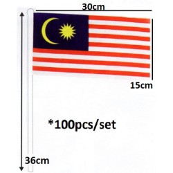 Hand Flag Medium 100pcs - HMFLAG PZ 