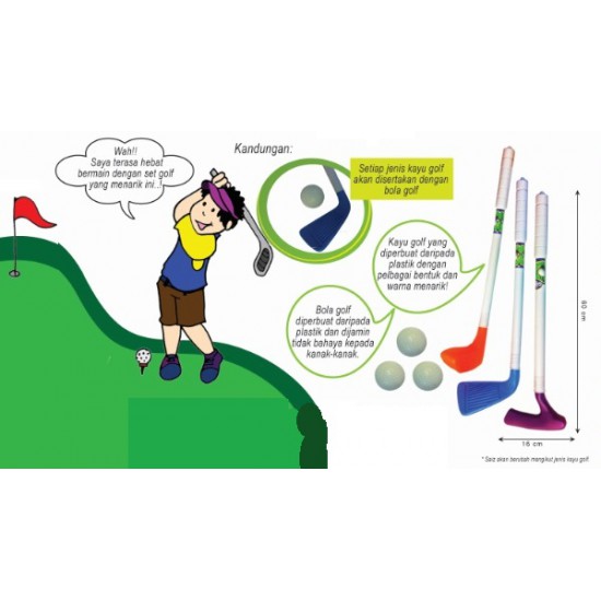 Learn To Play Golf Set 8 sets PJK011 PZ Learn To Play Golf Set 8 sets PJK011 PZ