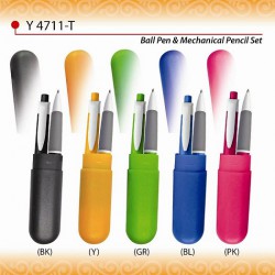 Plastic Pen + Mechanical Pencil - Aristez Y4711-T
