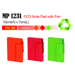 Eco Note Pad with Pen - Aristez MP1231