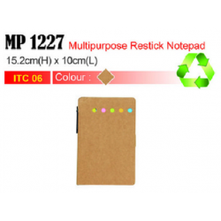 Multi Purpose Restick Memo Pad - Aristez MP1227