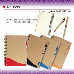 Note Book with Pen - Aristez NB4598