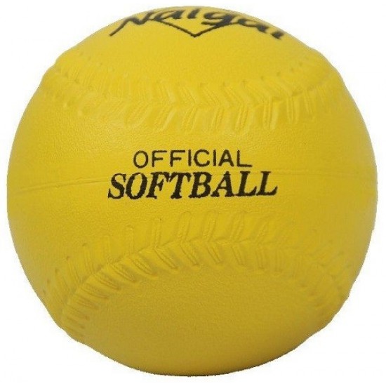 Softball Ball 12" - Naigai NK404 Yellow Rubber CQ