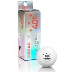 TT Ball - Tibhar 3 Star (White) 3 balls WQ 