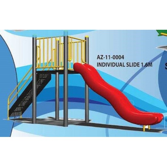 Children Playground - Individual 1.6 Metre Slide AZ110004 ZN