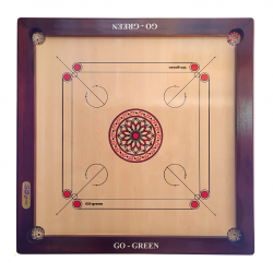 Carrom Board +Striker +Seed - GC125 Go-Green Tournament CQ