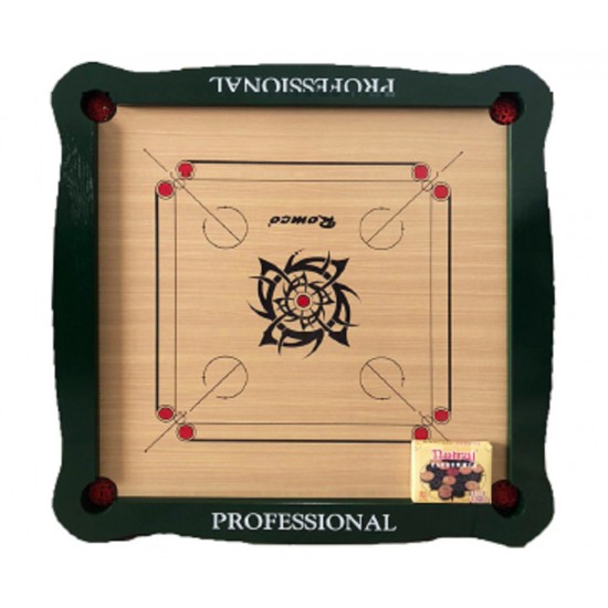 Carrom Board +Striker +Seed - Romco Professional QE WQ Carrom Board +Striker +Seed - Romco Professional QE WQ