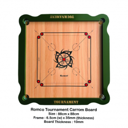 Carrom Board + Striker + Seed - Romco Tournament QE