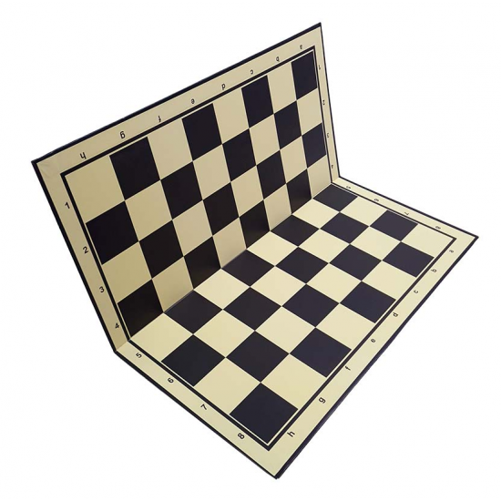 Chess Mat - 2SQ Hardboard Fold 20" CQ Chess Mat - 2SQ Hardboard Fold 20" CQ