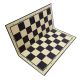 Chess Mat - 2SQ Hardboard Fold 20" CQ Chess Mat - 2SQ Hardboard Fold 20" CQ