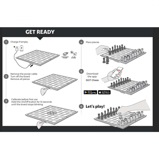 Electronic Chess Board Set - DGT Pegasus CQ Electronic Chess Board Set - DGT Pegasus CQ